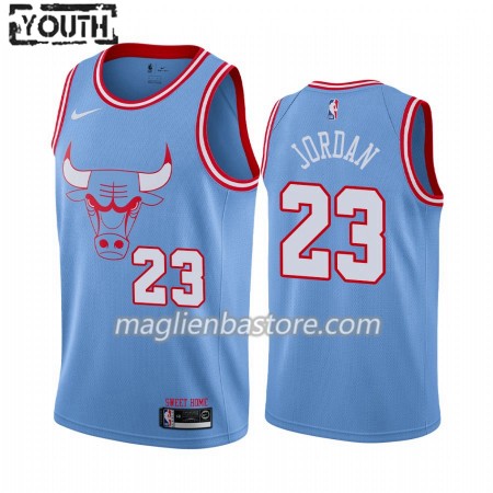 Maglia NBA Chicago Bulls Michael Jordan 23 Nike 2019-20 City Edition Swingman - Bambino